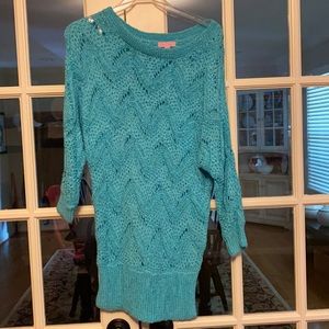 Lilly Pulitzer Loose Knit Chevron sweater Xs/s